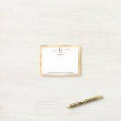 Personalisierter Name | Auf dem Schreibtisch der P Post-it Klebezettel (Auf Schreibtisch)