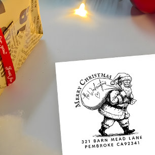 Personalisierter Name auf der Rücksendeadresse von Gummistempel