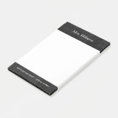 Personalisierter Name auf Schwarzwald Post-it Klebezettel (angewinkelt)