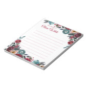 Personalisierter Name | Aus dem Schreibtisch des N Notizblock (Rotiert)