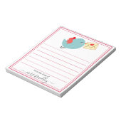 Personalisierter Name | Aus dem Schreibtisch des N Notizblock (Rotiert)