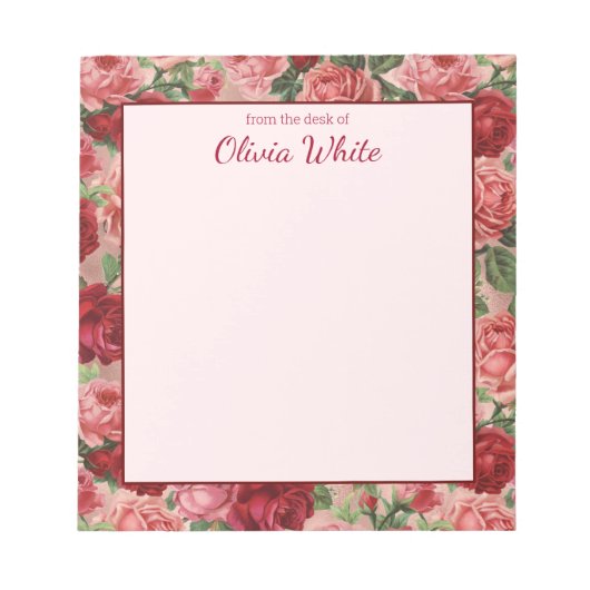 Personalisierter Name aus dem Schreibtisch des Not Notizblock (Vorderseite)