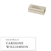 Personalisierter Name aus der Buchbibliothek Gummistempel (Stempel)