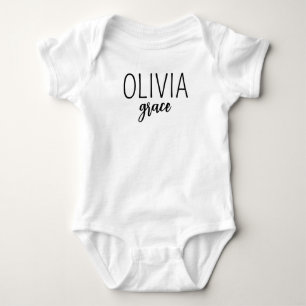 Personalisierter Name Baby Mädchen Bubble Romper, Strampler