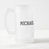Personalisierter Name Bachelor Bierstein Tasse (Links)