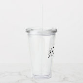Personalisierter Name Bachelorette Acryltrinkbecher (Rechts)