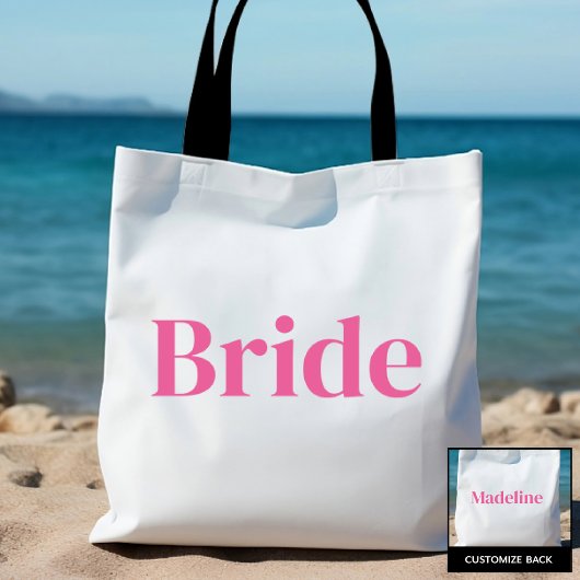 Personalisierter Name Bachelorette Tasche