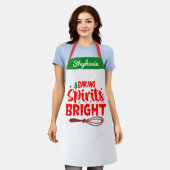 Personalisierter Name Bäcker Schürze, Backküche Schürze (Getragen)