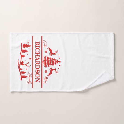 Personalisierter Name Badhandtuch Set (Handtuch)