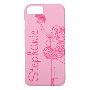 Personalisierter Name Ballerina rosa Fall Case-Mate iPhone Hülle