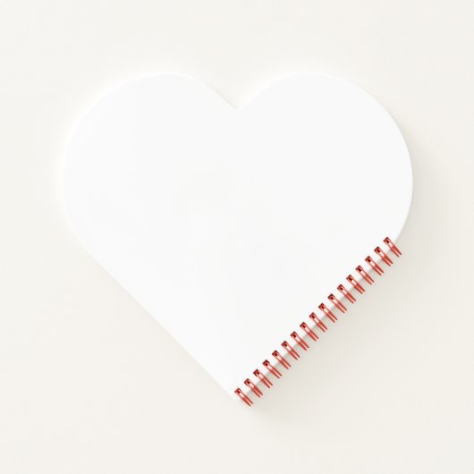 Personalisierter Name Balloon Geschenk Idee Herz Notizblock (Rückseite)