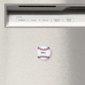 Personalisierter Name Baseball Magnet (In Situ (Geschirrspüler))