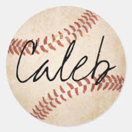 Personalisierter Name Baseball Stickers