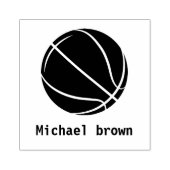 Personalisierter Name Basketball Gummistempel (Prägung)