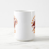 Personalisierter Name Basketball Papa Väter Tag Kaffeetasse (Mittel)