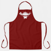 Personalisierter Name BBQ-Grill Schürze (Vorderseite)