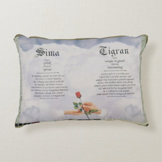 Personalisierter Name Bedeutung Pillow - Individue Dekokissen