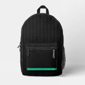 Personalisierter Name Bedruckter Rucksack (Vorderseite)