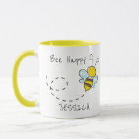 Personalisierter Name | Bee Happy