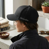 Personalisierter Name, benutzerdefinierter Text Bestickte Baseballkappe