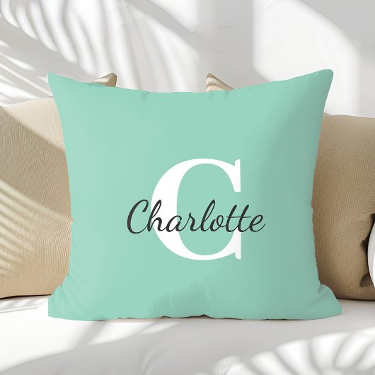 Personalisierter Name Benutzerdefiniertes Minimali Kissen