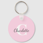 Personalisierter Name Benutzerdefiniertes Minimali Schlüsselanhänger (Vorderseite)