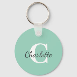 Personalisierter Name Benutzerdefiniertes Minimali Schlüsselanhänger