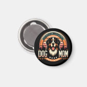 Personalisierter Name Bernese Mountain Hund Mama V Magnet (Vorderseite/Rückseite)