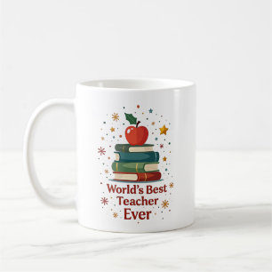 Personalisierter Name – Bester Lehrer der Welt Kaffeetasse