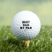 Personalisierter Name Bester Vater nach Par Golfball (Insitu T-Shirt)