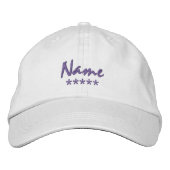 Personalisierter Name Bestickte Baseballkappe (Vorderseite)