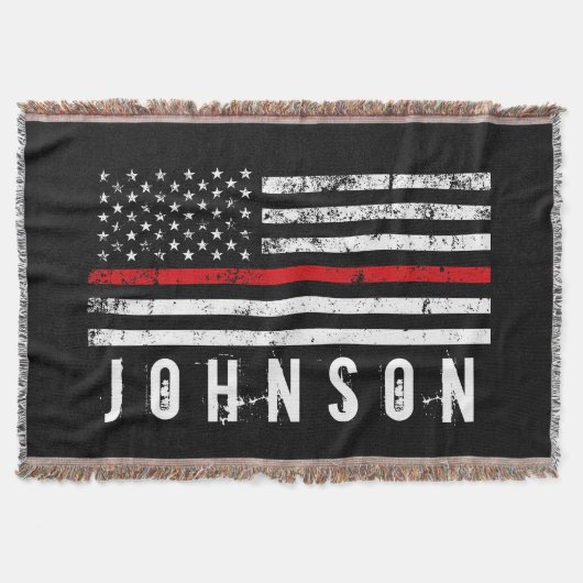 Personalisierter Name beunruhigte Decke (Vorderseite)