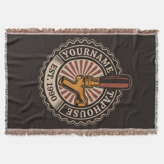 Personalisierter NAME Bierbrauerei Bar Decke (Vorderseite)