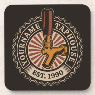 Personalisierter NAME Bierbrauerei Bar Getränkeuntersetzer