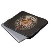 Personalisierter NAME Bierbrauerei Bar Laptopschutzhülle (Vorne Knopf)