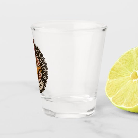 Personalisierter NAME Bierbrauerei Bar Schnapsglas (Rechts)