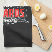 Personalisierter NAME Billard 8 Ball Pool Cue Rack Geschirrtuch (Viertel Falte)