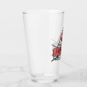 Personalisierter NAME Billard 8 Ball Pool Cue Rack Glas (Rechts)