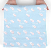 Personalisierter Name Blanket Baby Geschenk Tochte Sherpadecke