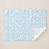 Personalisierter Name Blanket Baby Geschenk Tochte Sherpadecke (Vorderseite (Horizontal))