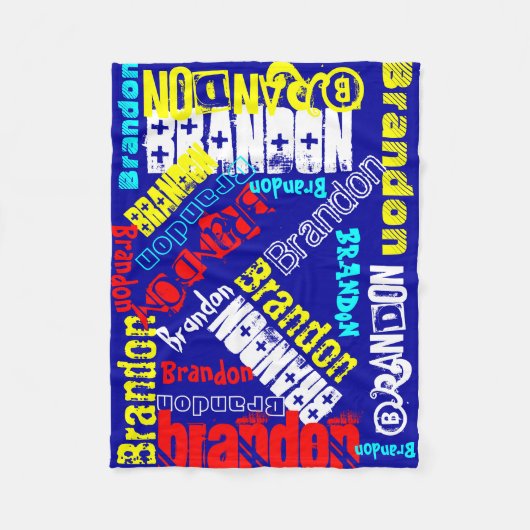 Personalisierter Name Blanket der kuddelwarmen Fle Fleecedecke (Vorderseite)