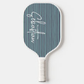 Personalisierter Name Blau gestrichen Pickleball Schläger (Vorderseite)