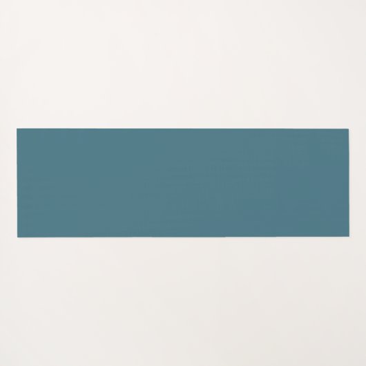 Personalisierter Name Blau Weißer Berg Ansicht Yogamatte (Rückseite (Horizontal))