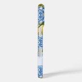 Personalisierter Name Blaue Fliese Mittelmeer-Limo Case-Mate iPhone Hülle (Rückseite / Rechts)