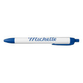 Personalisierter Name: blauer Schreibstift für Bür Kugelschreiber (Unterseite)