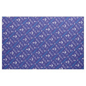 Personalisierter Name blaues nautisches Textilien Stoff (Fat Quarter (45,7 x 55,9 cm))
