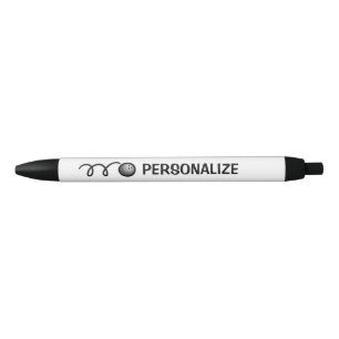 Personalisierter Name Bowlingkugel Sportlogo Stift