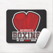 Personalisierter NAME Boxer Boxing Glove Prize Fig Mousepad (Mit Mouse)