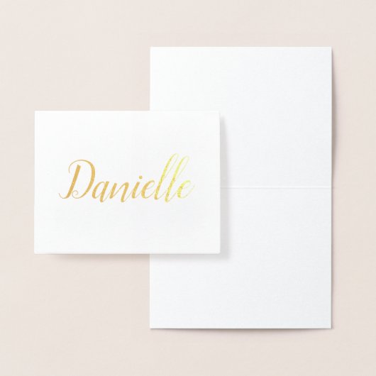 Personalisierter Name | Bridesmaid | Danielle Folienkarte (Anzeige)