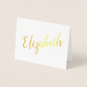 Personalisierter Name | Bridesmaid Stationery Folienkarte (Vorderseite)
